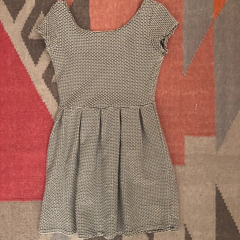 Eight Sixty Black & White Dot Dress